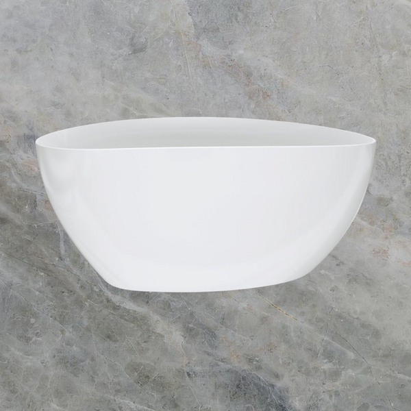Fienza Dayo 1500mm Freestanding Acrylic Bath Gloss White