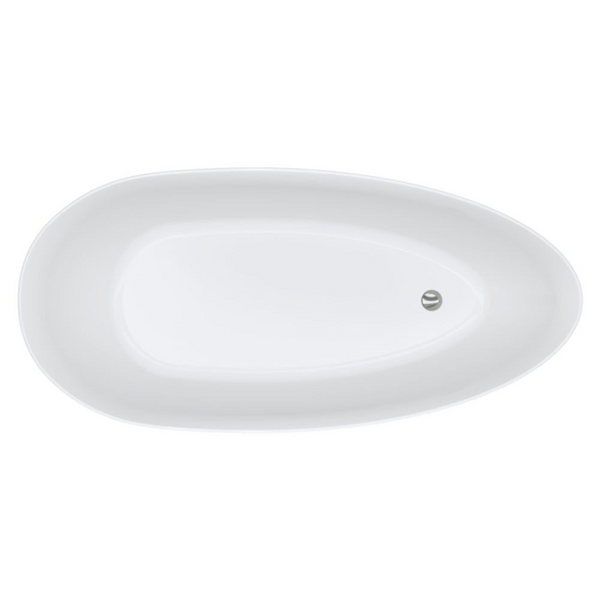 Fienza Dayo 1700mm Freestanding Acrylic Bath Gloss White