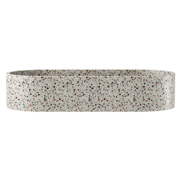 Fienza Jada Pill Concrete Above Counter Basin Terrazzo