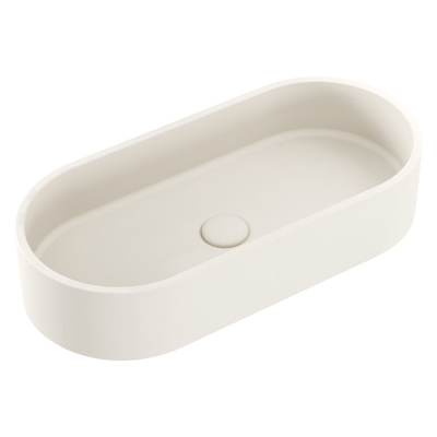 Fienza Jada Pill Concrete Above Counter Basin Warm White