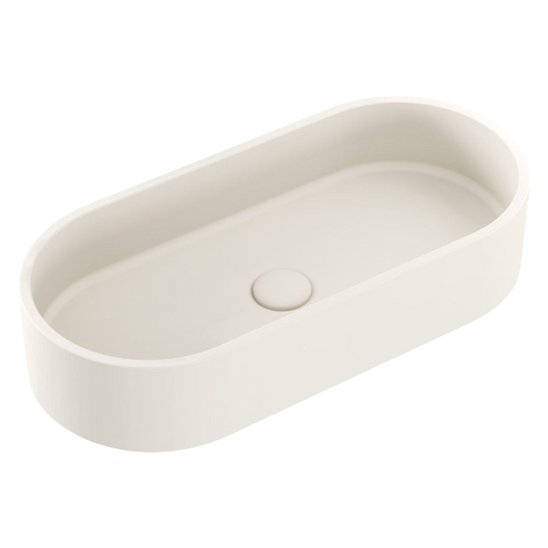 Fienza Jada Pill Concrete Above Counter Basin Warm White