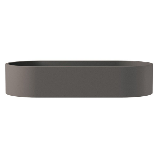 Fienza Jada Pill Concrete Above Counter Basin Warm Grey