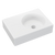Fienza Reba Wall Hung Right Bowl Basin with Overflow Gloss White