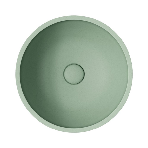 Fienza Alba Round Concrete Above Counter Basin Sage
