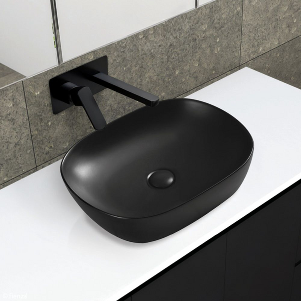 Fienza Koko 465mm Above Counter Basin Matte Black