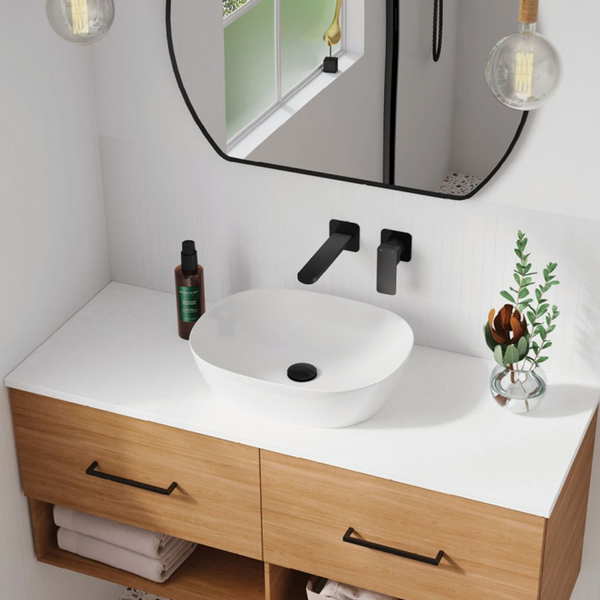 Fienza Koko 465mm Above Counter Basin Matte White