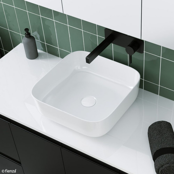 Fienza Petra Above Counter Basin Gloss White