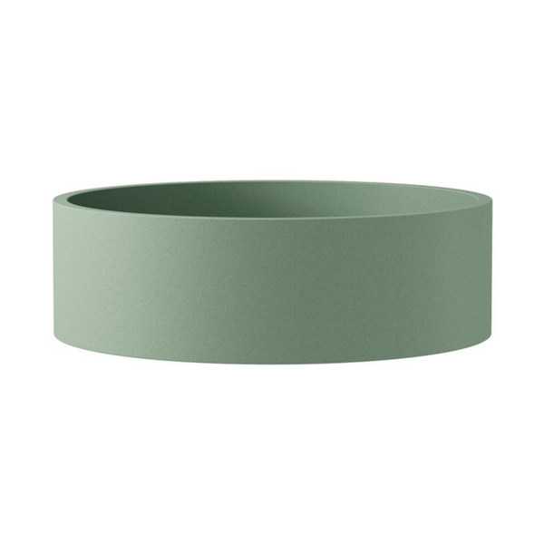 Fienza Jada Round Concrete Above Counter Basin Sage