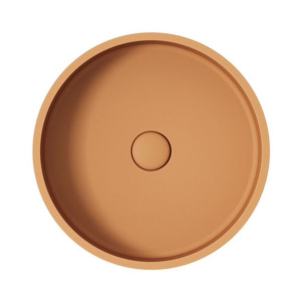 Fienza Jada Round Concrete Above Counter Basin Tuscan