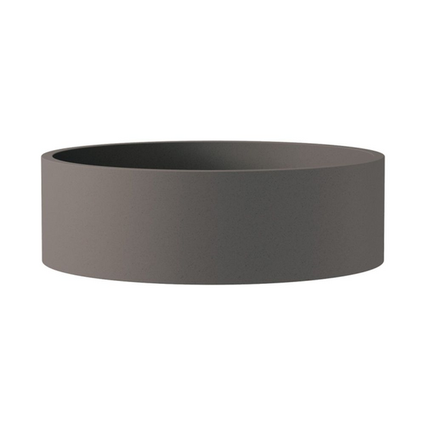Fienza Jada Round Concrete Above Counter Basin Warm Grey