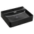 Fienza Petra Above Counter Basin with Overflow 1 Tap Hole Matte Black
