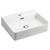 Fienza Petra Above Counter Basin with Overflow 1 Tap Hole Gloss White