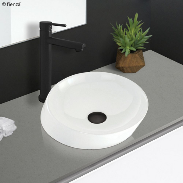 Fienza Alix Above Counter Basin Gloss White