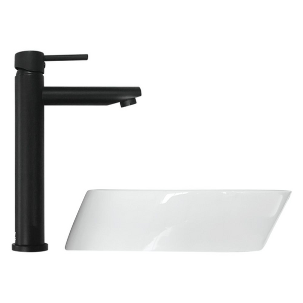 Fienza Alix Above Counter Basin Gloss White