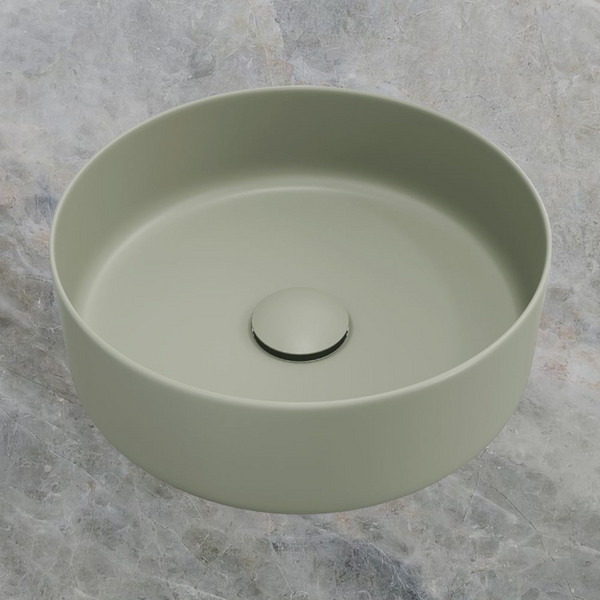 Fienza Reba Above Counter Basin Matte Olive