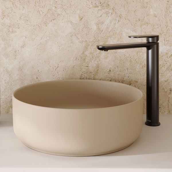 Fienza Reba Above Counter Basin Matte Khaki
