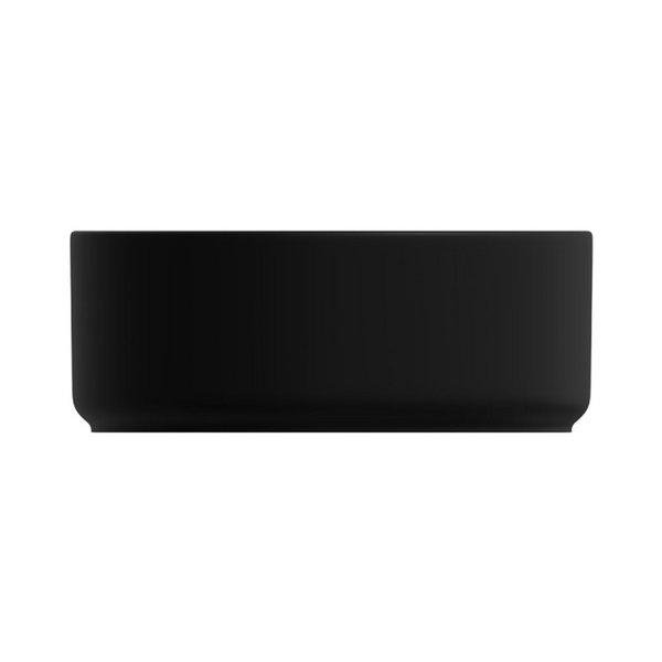 Fienza Reba Luxe Above Counter Basin with Overflow Matte Black