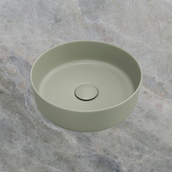 Fienza Reba Mini Above Counter Basin Matte Olive