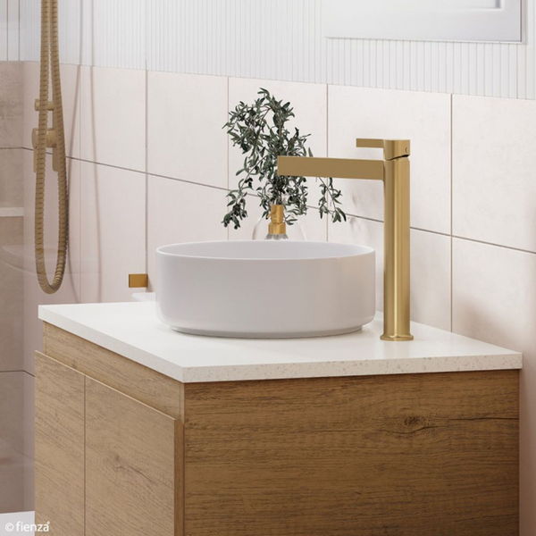 Fienza Reba Mini Above Counter Basin Gloss White