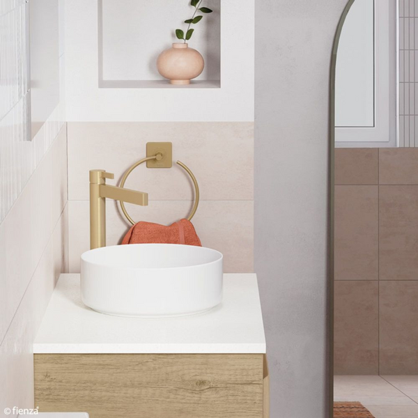 Fienza Reba Mini Above Counter Basin Gloss White