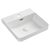 Fienza Petra Semi-Inset Basin with Overflow 1 Tap Hole Gloss White