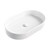 Fienza Eleanor Oval Above Counter Fluted Basin Gloss White