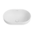 Fienza Eleanor Oval Semi-Inset Basin with Overflow Matte White