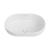 Fienza Eleanor Oval Semi-Inset Basin with Overflow Gloss White