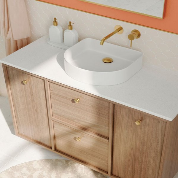 Fienza Forma Above Counter Basin Gloss White