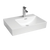 Fienza Tono Care Wall Hung Right Hand Basin with Overflow 1 Tap Hole Gloss White