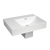 Fienza Tono Care Wall Hung Right Hand Basin with Overflow and Integral Shroud Gloss White