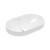Fienza Aluca Pill Semi-Inset Basin with Overflow Gloss White