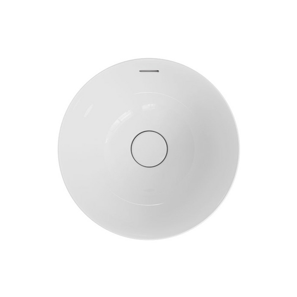 Fienza Aluca Round Semi-Inset Basin with Overflow Gloss White