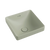 Fienza Aluca Square Semi-Inset Basin with Overflow Matte Olive