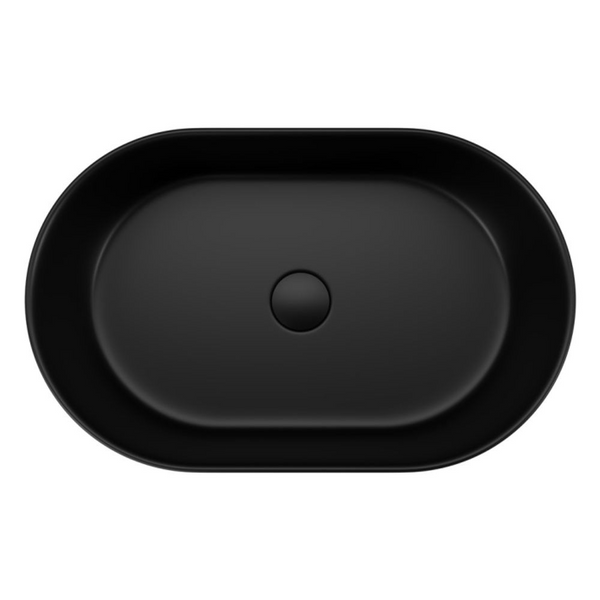 Fienza Aluca Pill Above Counter Basin Matte Black