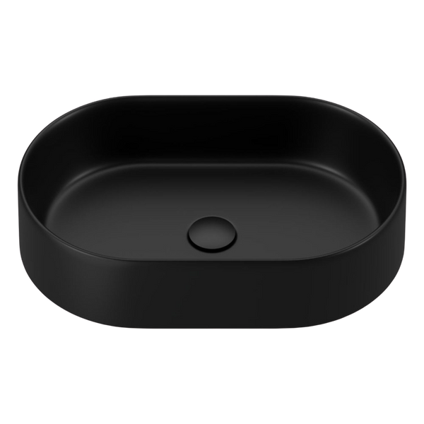Fienza Aluca Pill Above Counter Basin Matte Black