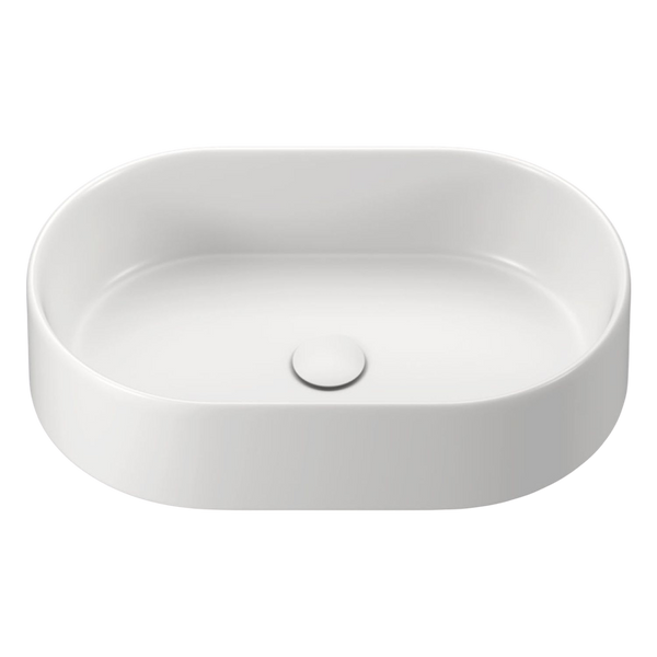 Fienza Aluca Pill Above Counter Basin Matte White