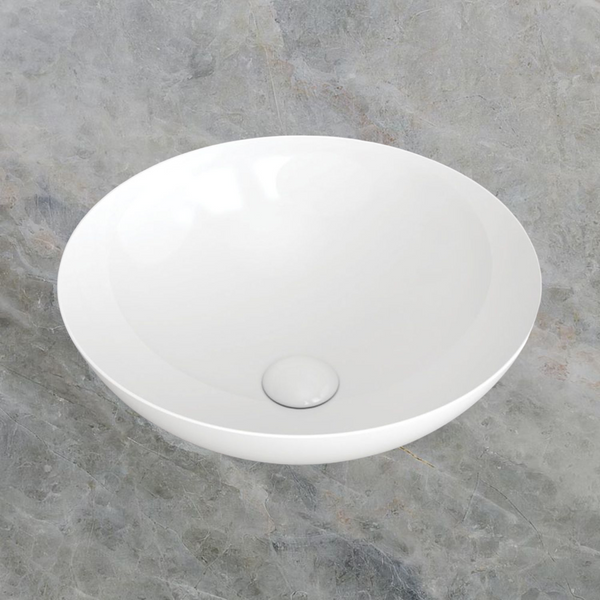 Fienza Aluca Above Counter Basin Gloss White