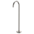 Fienza Kaya Gooseneck Floor Mounted Bath Outlet Brushed Nickel