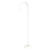 Fienza Kaya Gooseneck Floor Mounted Bath Outlet Matte White