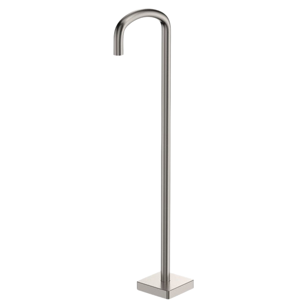 Fienza Tono Floor Mounted Bath Outlet Brushed Nickel