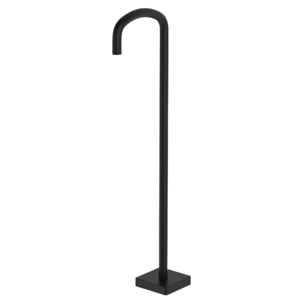 Fienza Tono Floor Mounted Bath Outlet Matte Black