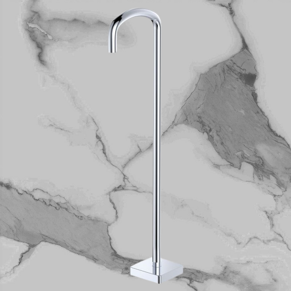 Fienza Tono Floor Mounted Bath Outlet Chrome