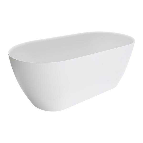 Fienza Kaya Solid Surface Bath 1500mm Matte White