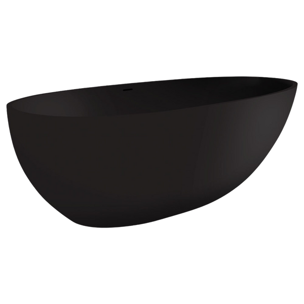 Fienza Bahama Solid Surface Bath 1700mm Matte Black