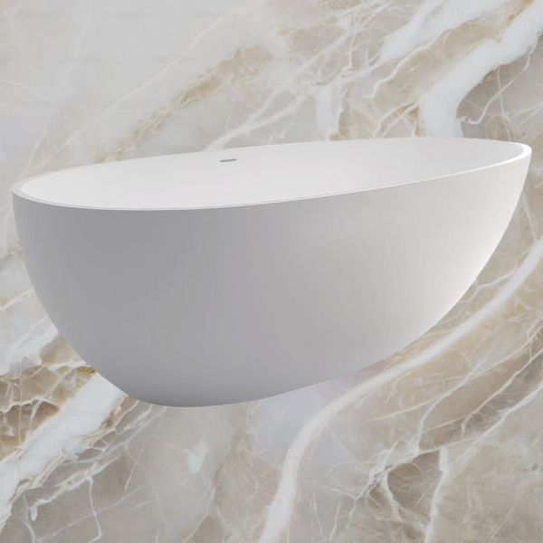Fienza Bahama Solid Surface Bath 1685mm Matte White