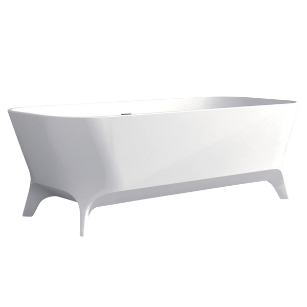 Fienza Hampton Solid Surface Bath Matte White