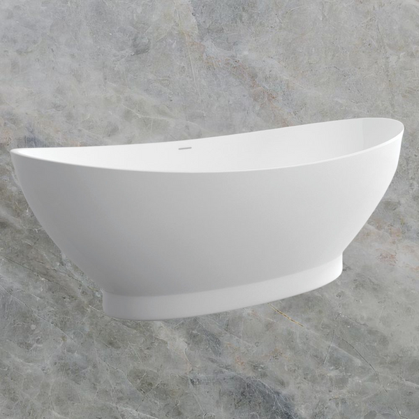 Fienza Antonia Solid Surface Bath Matte White