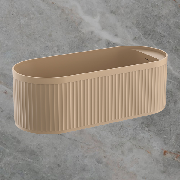 Fienza Minka Solid Surface Bath 1700mm with Overflow Dusk