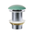 Fienza Pop-Up 32mm Non-Overflow Basin Waste with Ceramic Cap Matte Green